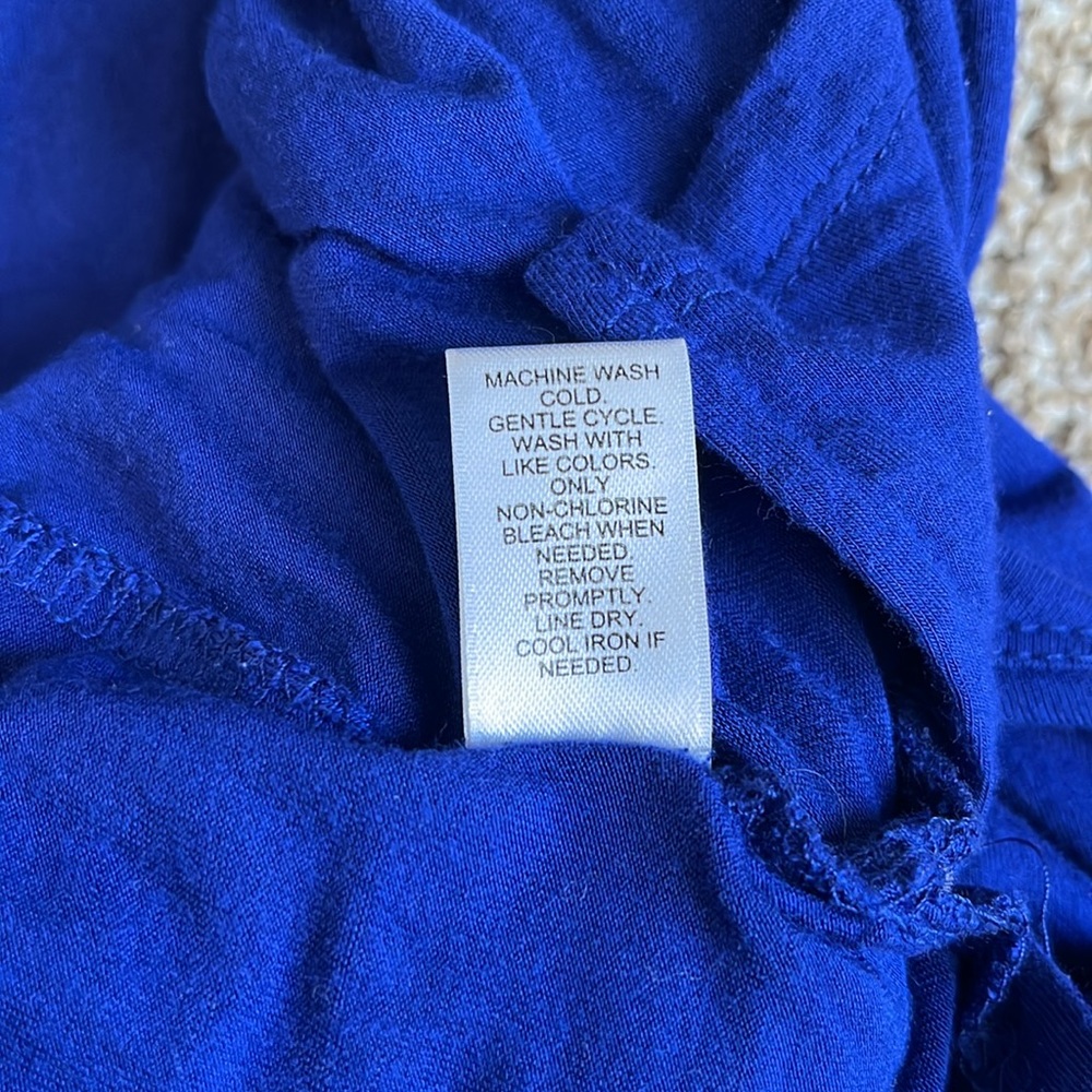 Cato 18/20W Blue Cowl Neck Long Sleeve Top - Picture 5 of 5